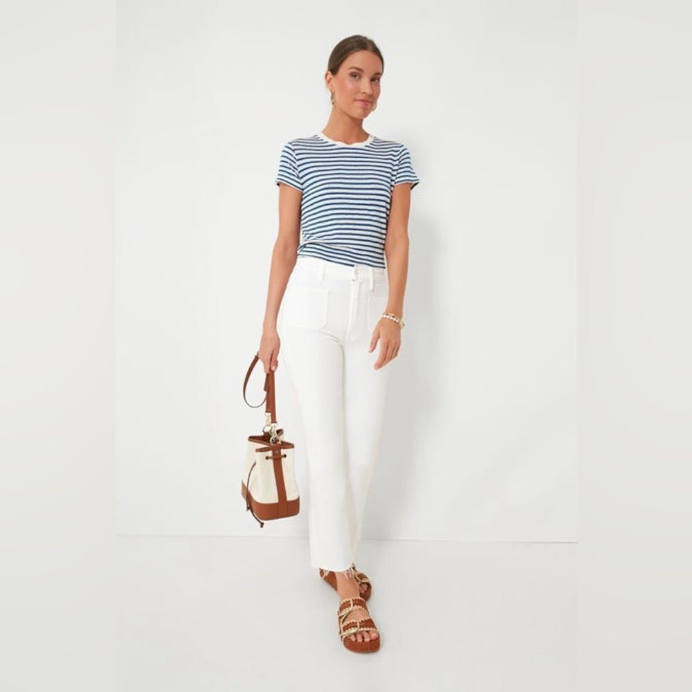MOTHER Fairest Of Them All The Hustler Patch Pocket Ankle Fray